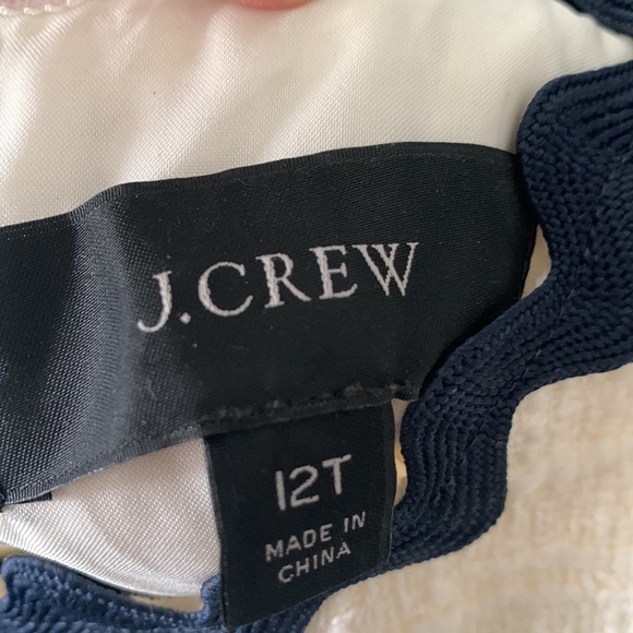 J. Crew Cream and Black Midi Dress - Picture 6 of 7